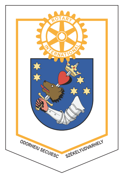 Rotary Club Székelyudvarhely zászló