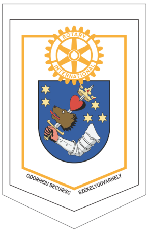 Rotary Club Székelyudvarhely zászló